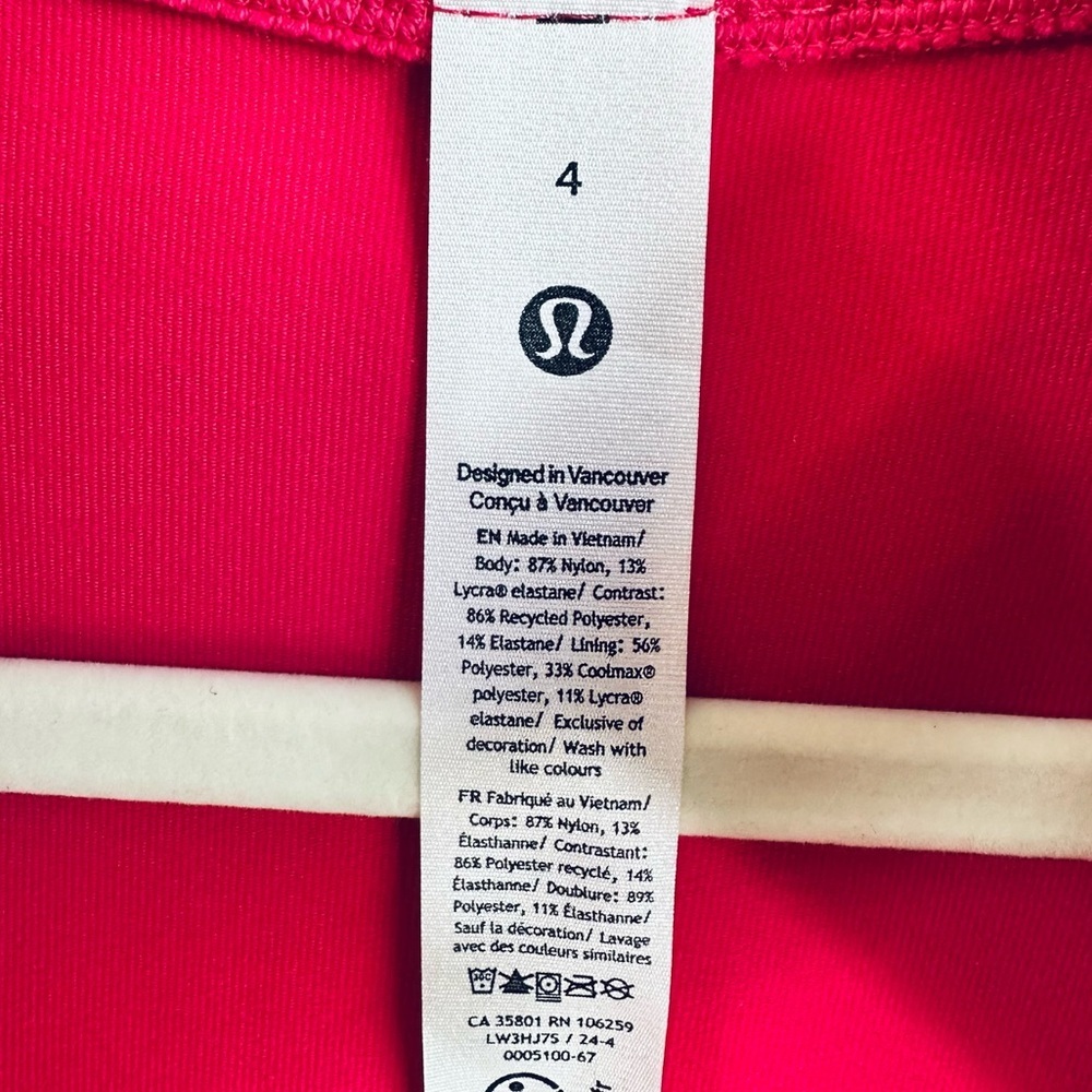 NWT Lululemon Athletica Define Relaxed-Fit Jacket *Luon Passionate Pink Size 4 - Picture 15 of 16